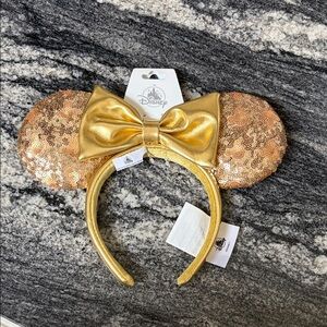 Disney Gold Sequin Ears Headband